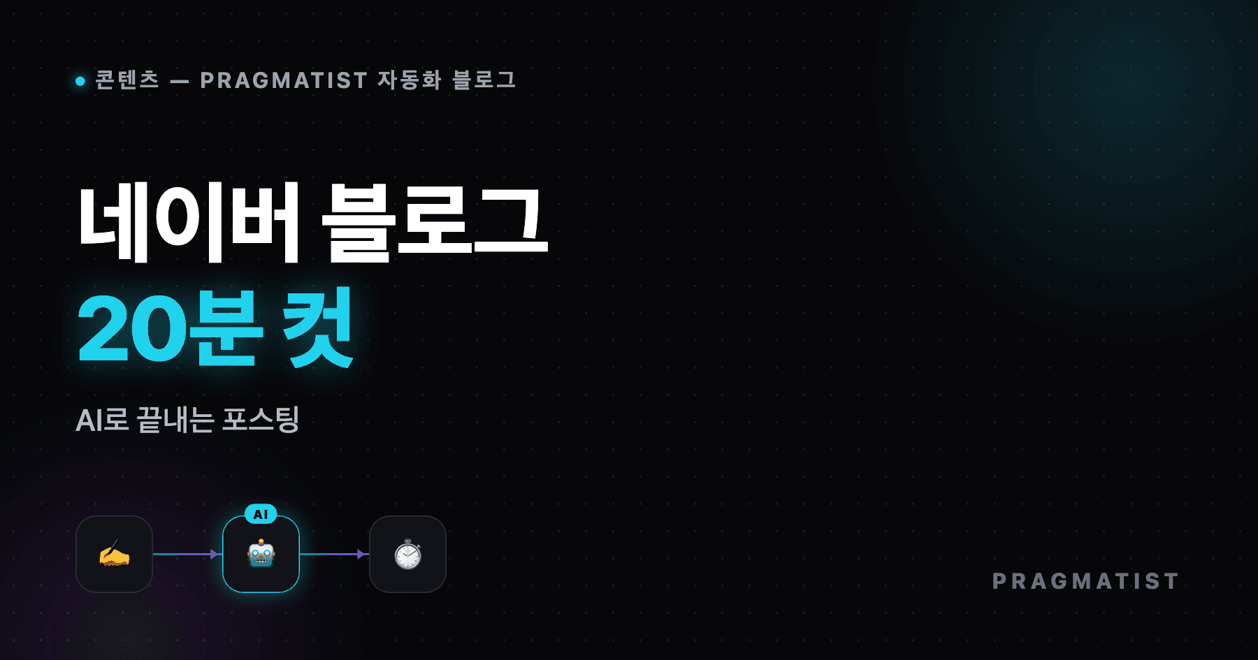 네이버 블로그 자동화, AI로 20분 만에 글쓰기